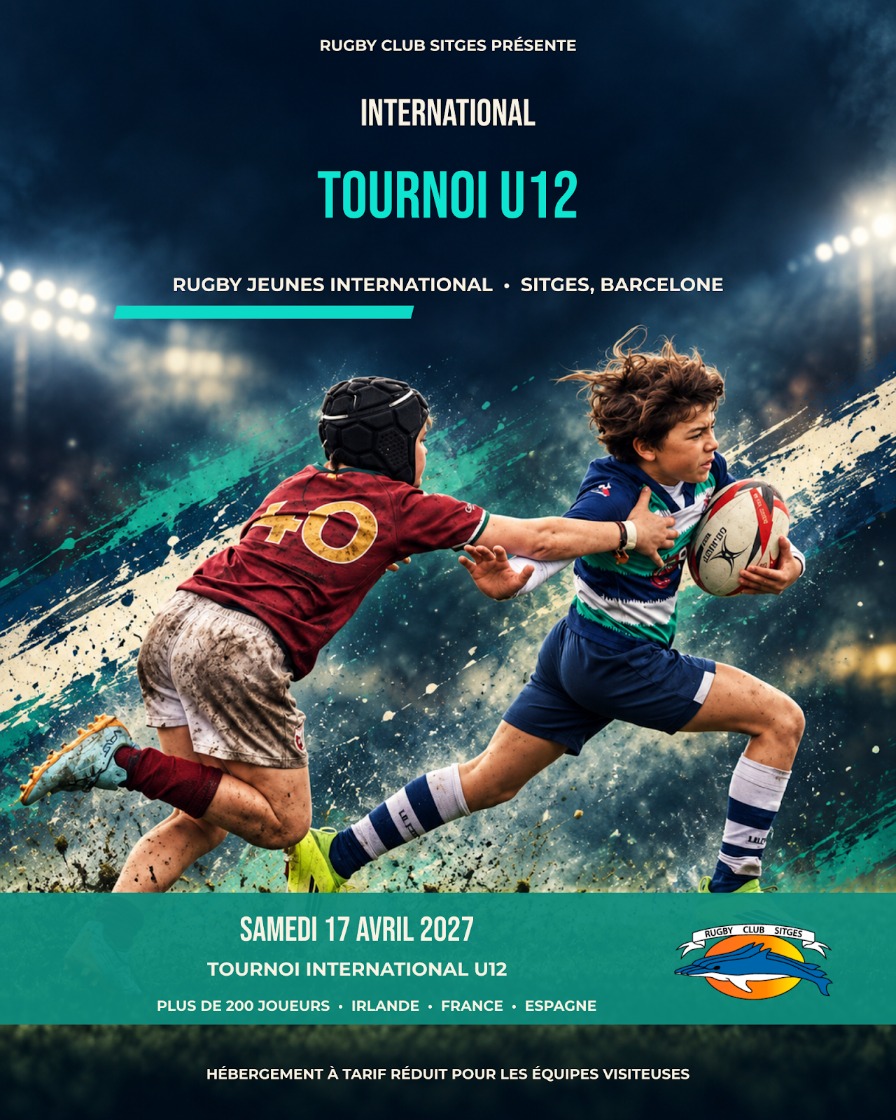 Tournoi international des moins de 12 ans — 17 avril 2027