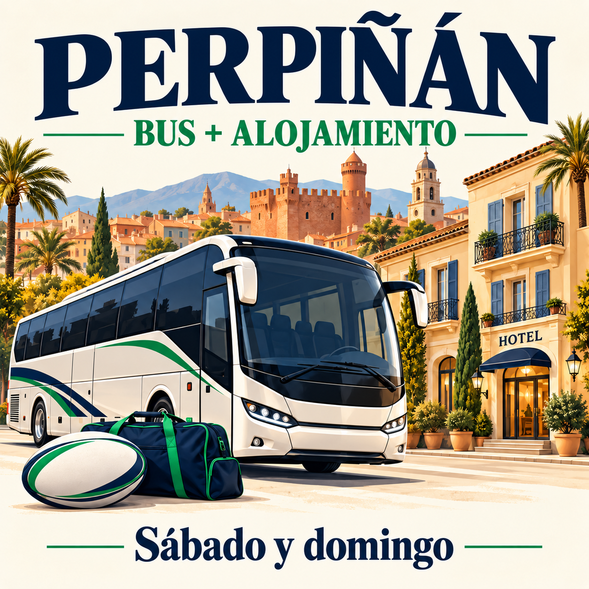 Perpignan 24-25 Octubre - Viaje Completo: Bus + Alojamiento
